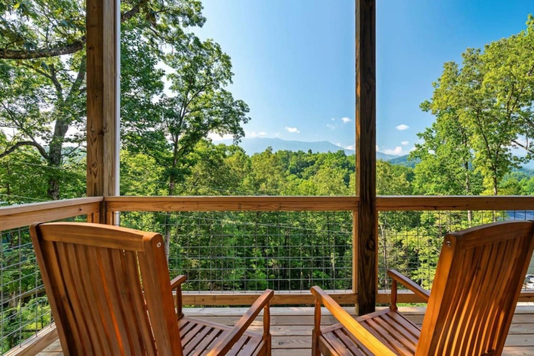 Tranquil Mountain Getaway By Ghosal Luxury Lodging 蓋特林堡 外观 照片