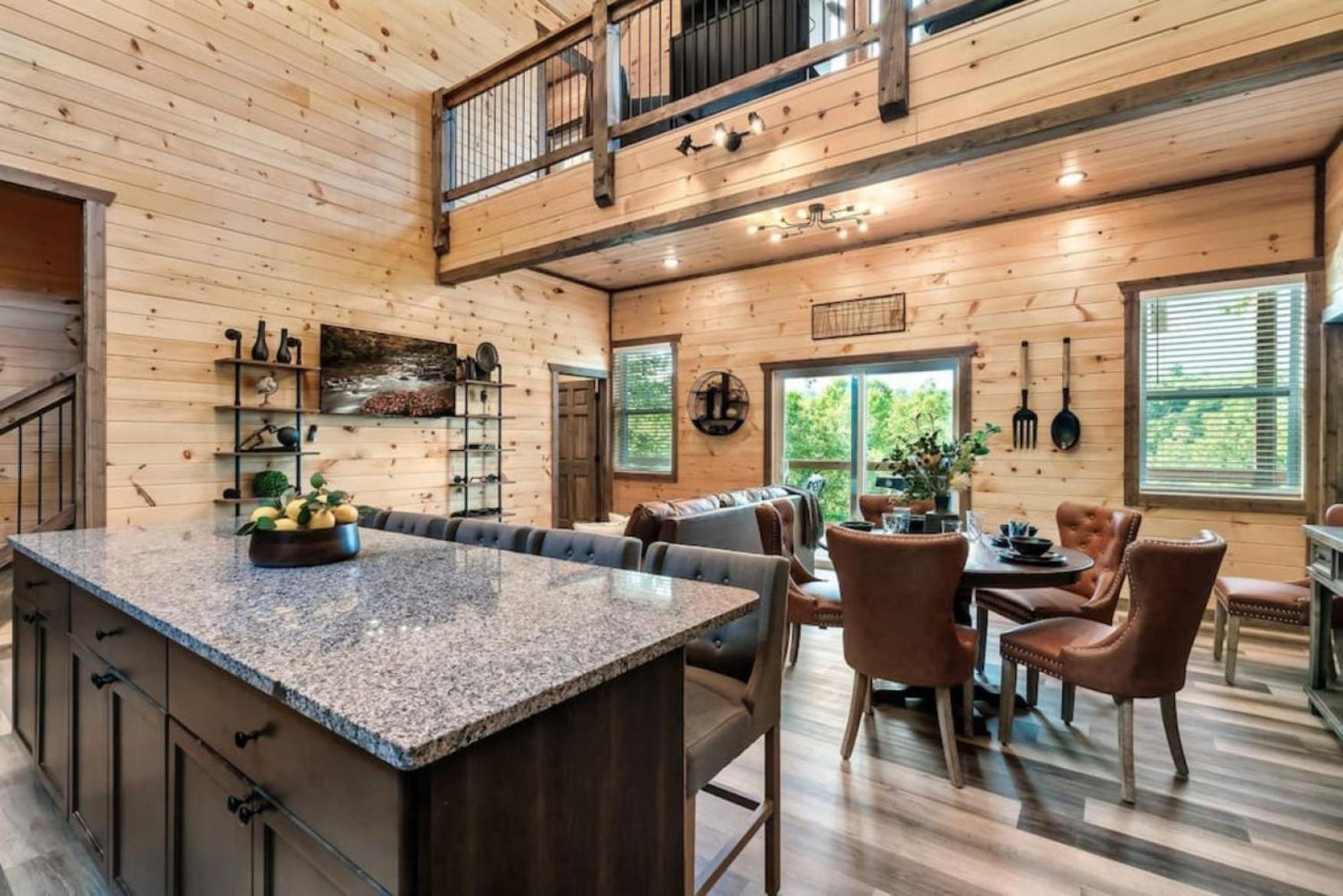Tranquil Mountain Getaway By Ghosal Luxury Lodging 蓋特林堡 外观 照片