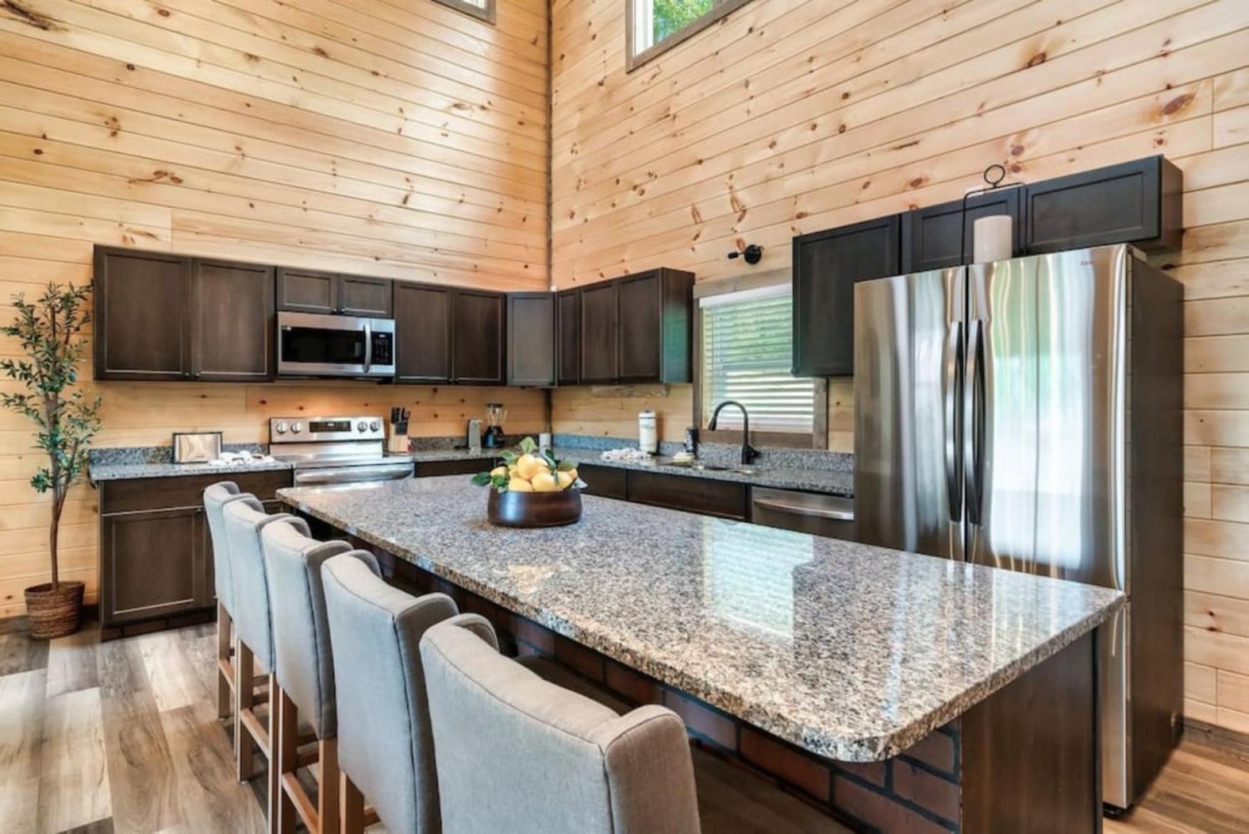 Tranquil Mountain Getaway By Ghosal Luxury Lodging 蓋特林堡 外观 照片