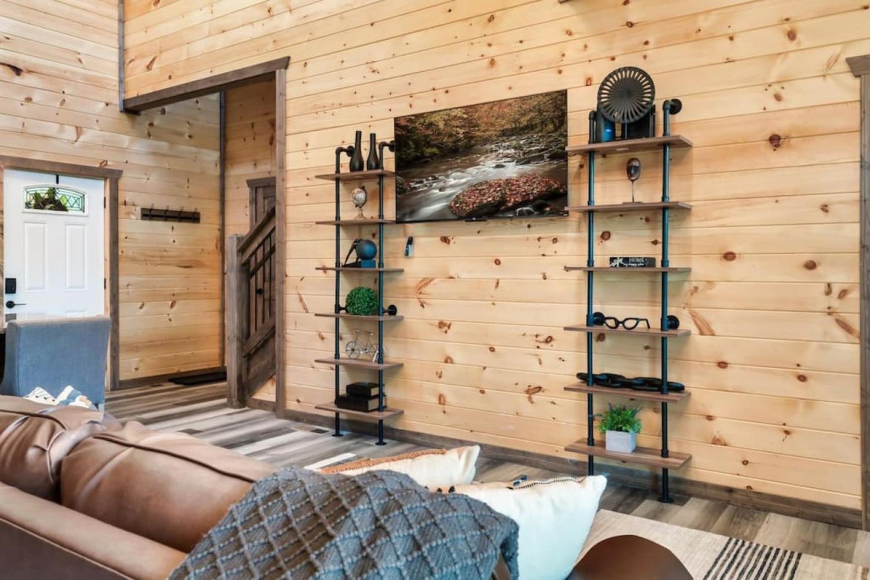 Tranquil Mountain Getaway By Ghosal Luxury Lodging 蓋特林堡 外观 照片
